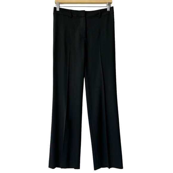 Theory Wool Straight Dress Pants Black Size 4 - Picture 16 of 16